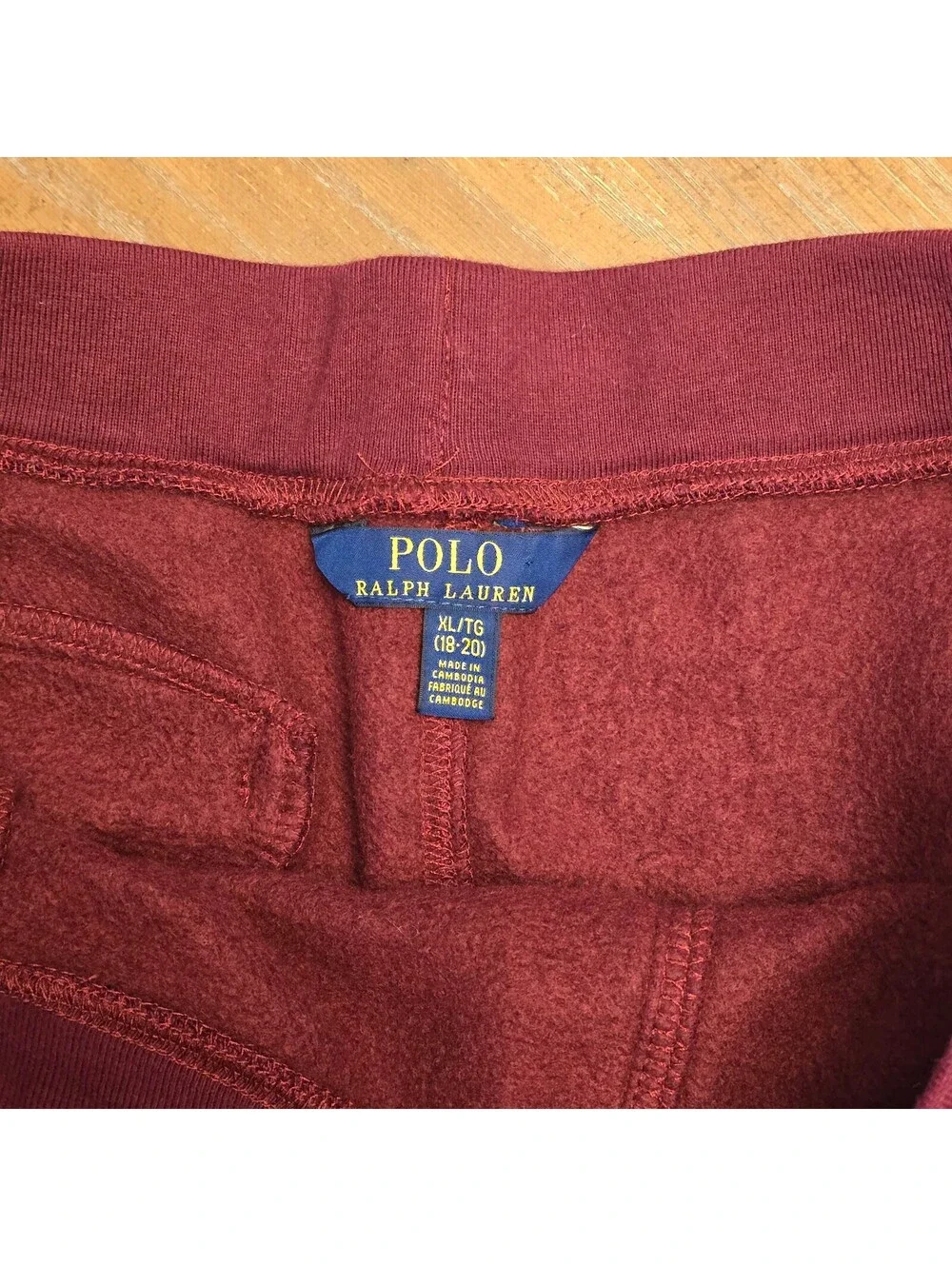 Polo Ralph Lauren Maroon Joggers XL